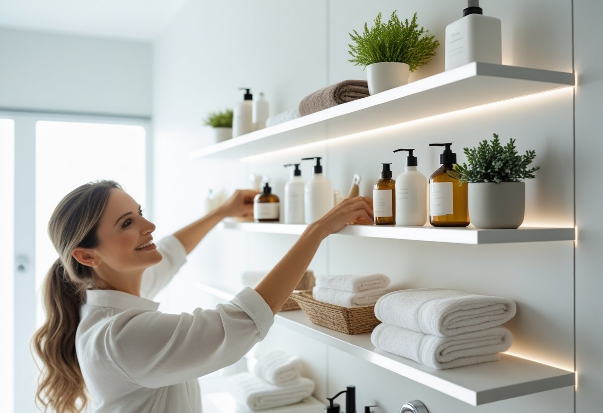 Sådan organiserer du dit badeværelse med praktiske vægreoler til hjemmet